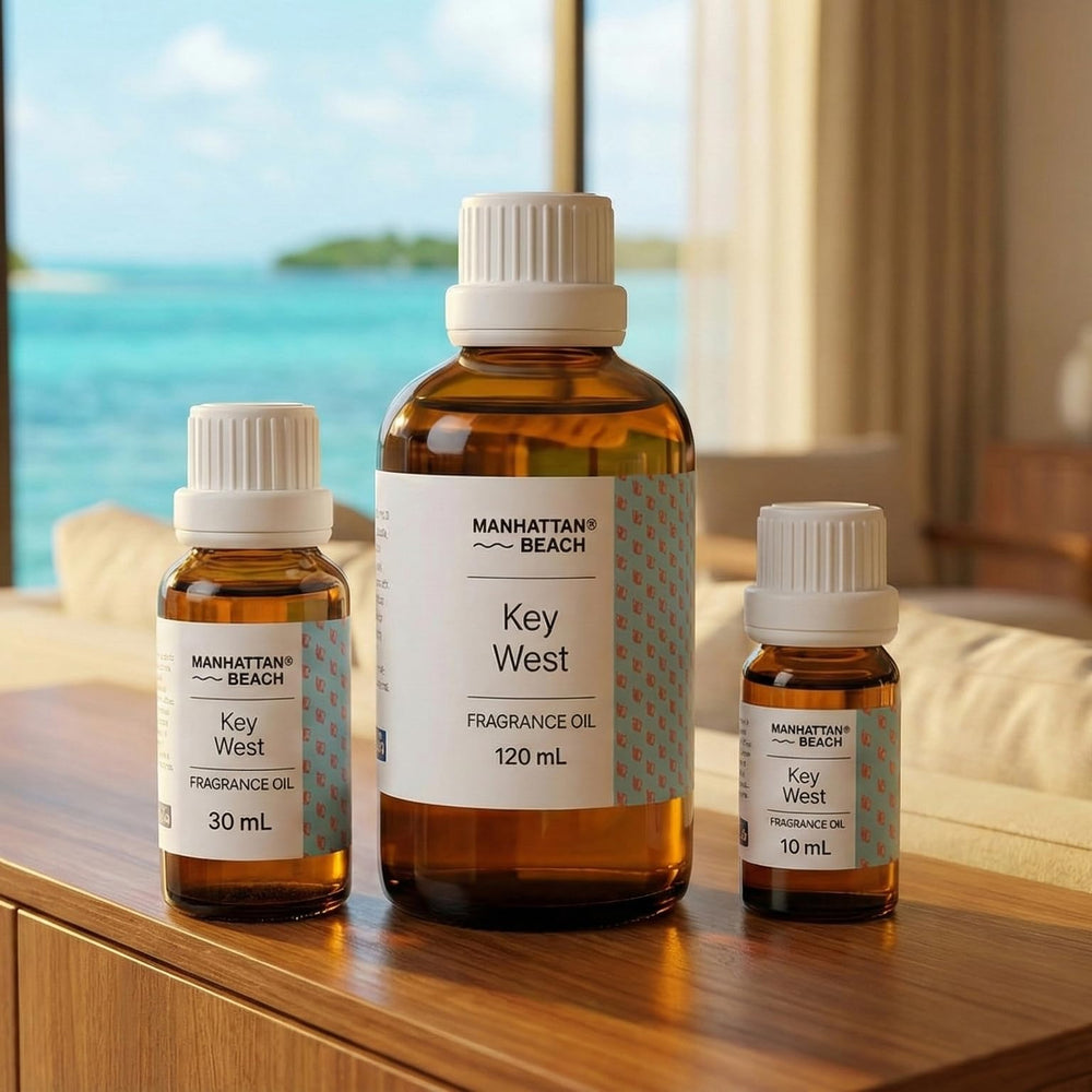 Manhattan Beach Key West 10 mL bottle ideal for DIY candles and crafts