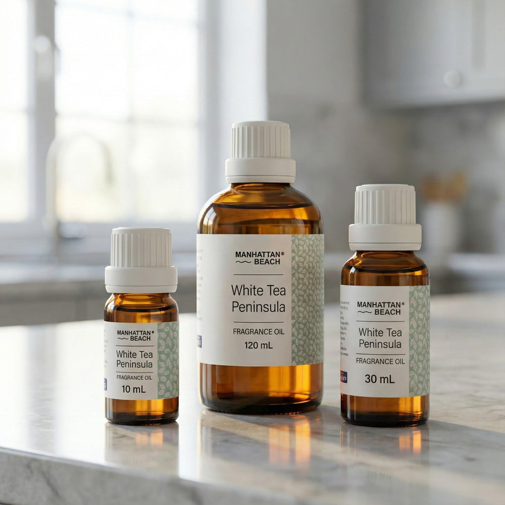 Made-in-USA premium fragrance oil by Manhattan Beach delivering lasting scent