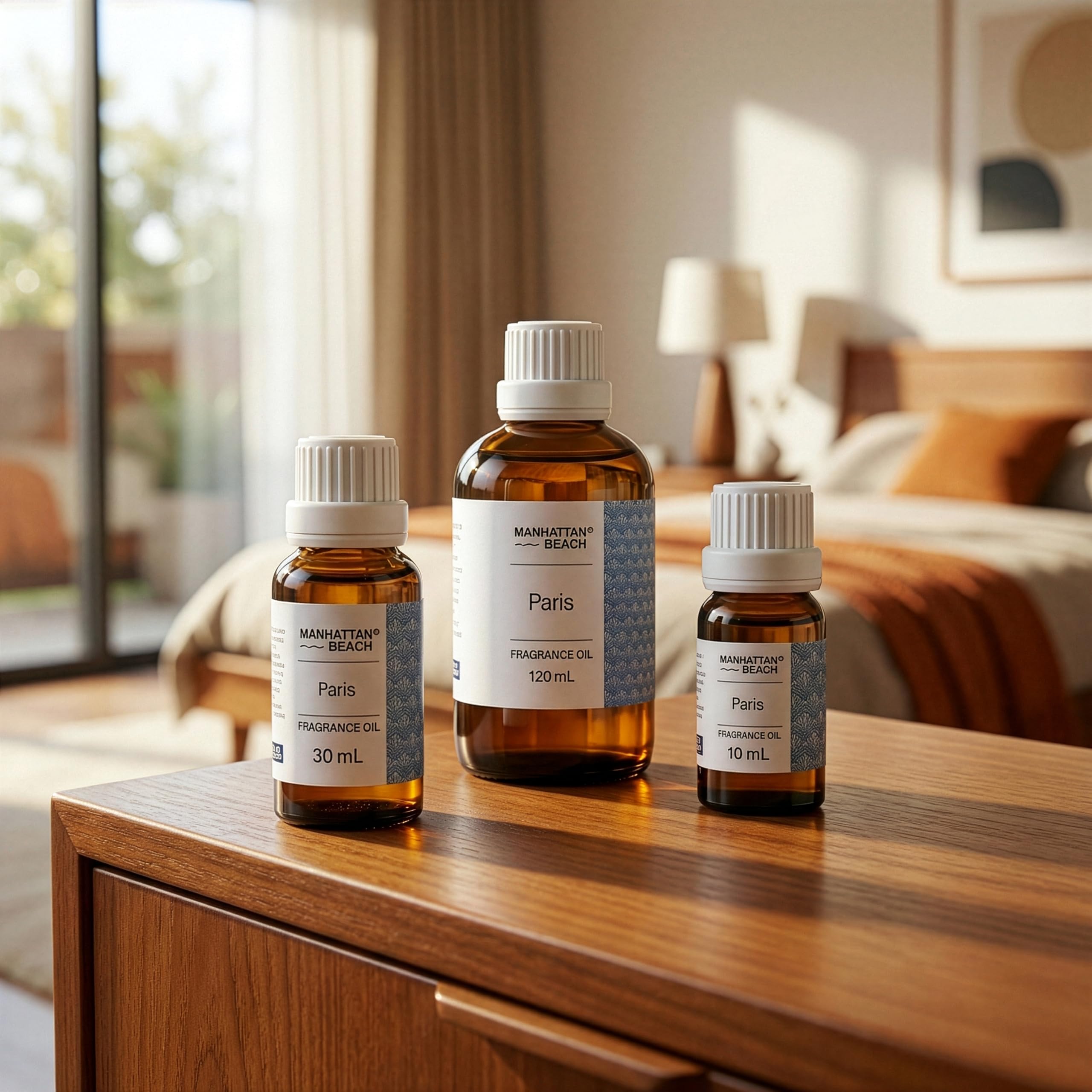 Manhattan Beach Paris diffuser-ambient-bedroom ideal for calm atmosphere.