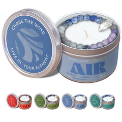 MANIFEST CANDLES zodiac air candle for Aquarius, Gemini, Libra promotes calm focus