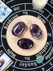 MANIFO thumb stone aids massage and mindful tension release.