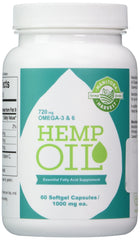 Manitoba Harvest hemp oil softgel bottle for easy daily use and travel-friendly nutrition.
