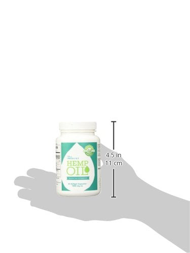 Manitoba Harvest hemp oil softgel label close-up showing key details