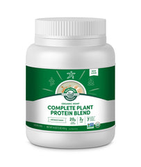 Manitoba Harvest Hemp Yeah organic protein powder tub showing complete plant based protein for smoothies