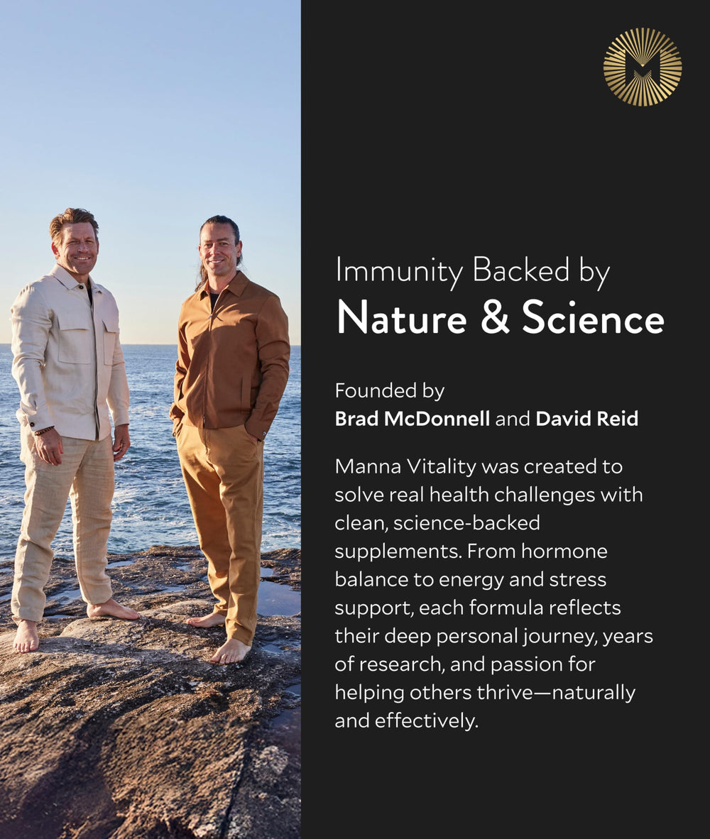 Manna Vitality Shilajit+ Capsules packaging communicates cognitive support for daily tasks