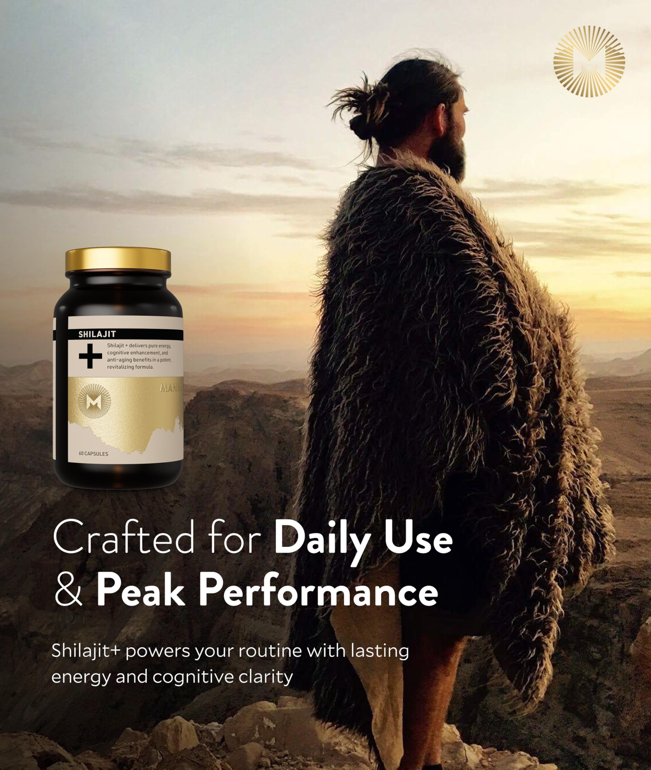 Manna Vitality Shilajit+ Capsules Himalayas harvest context suggests quality