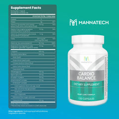 Mannatech CardioBALANCE bottle cap highlighting secure packaging