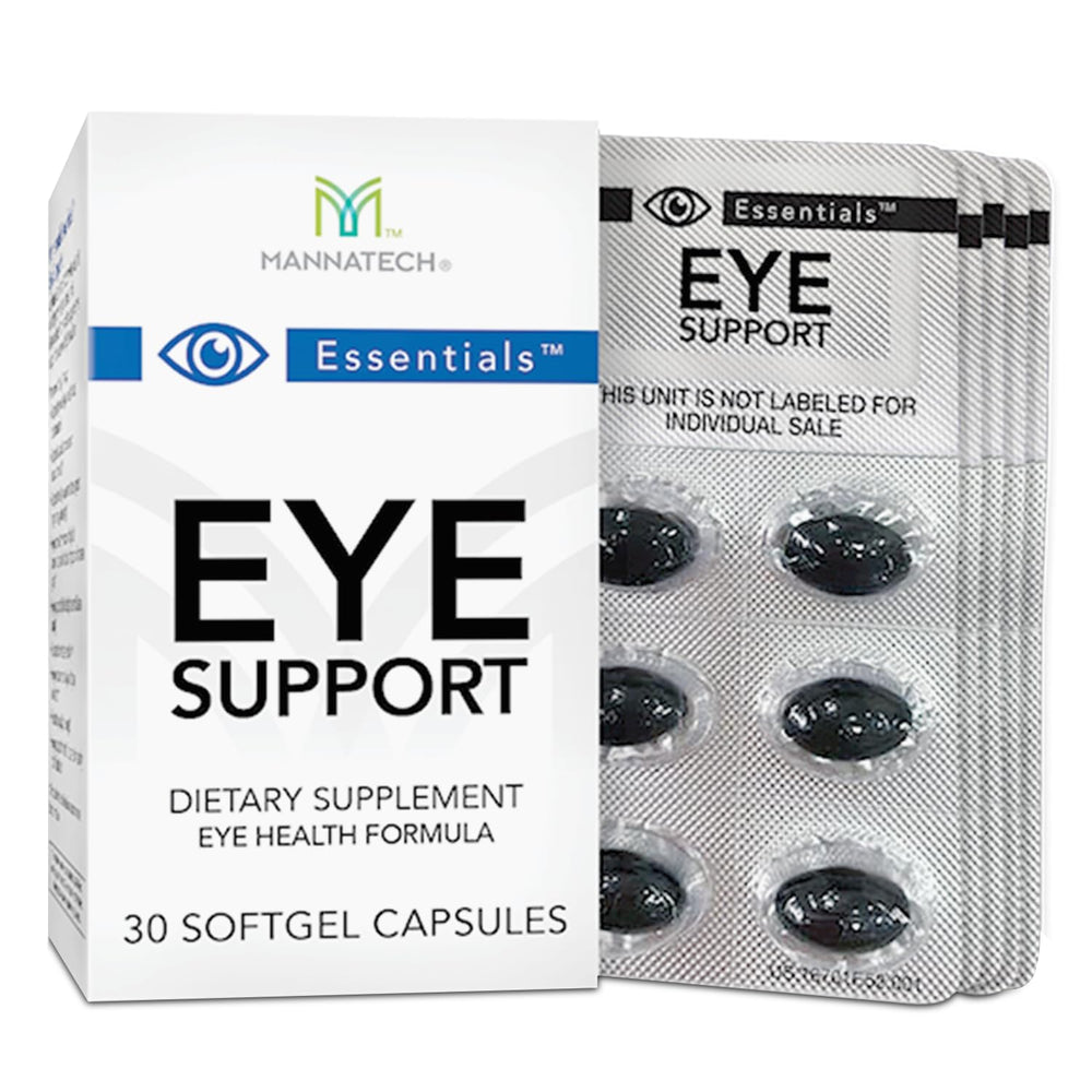 Mannatech Eye Care Supplement bottle front for daily eye health support.