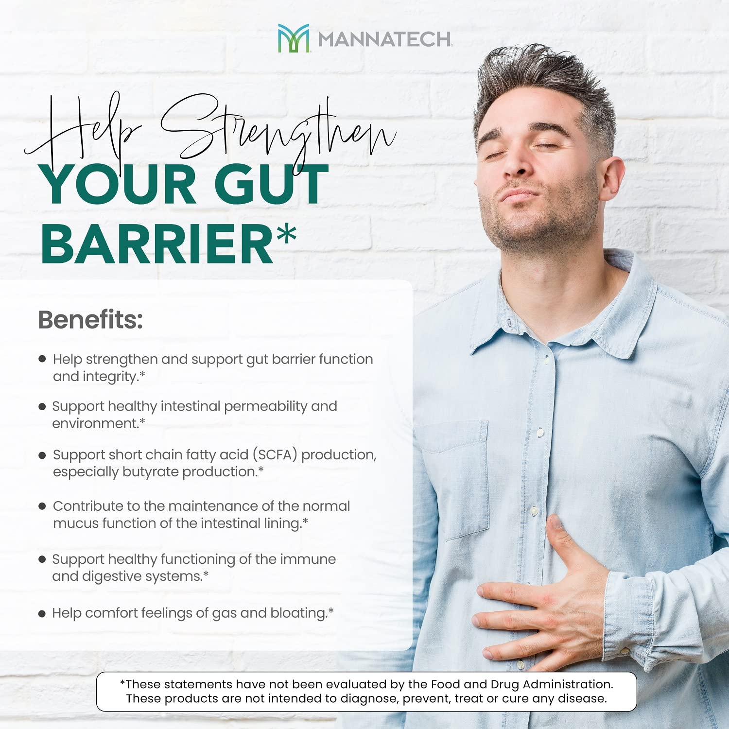 Mannatech Glycobiome blend visual illustrating gut lining support.