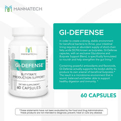 Mannatech gut health capsules shown in packaging for everyday digestive support.