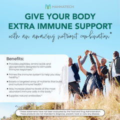Dispensed ImmunoSTART bottle ready for on-the-go daily routine