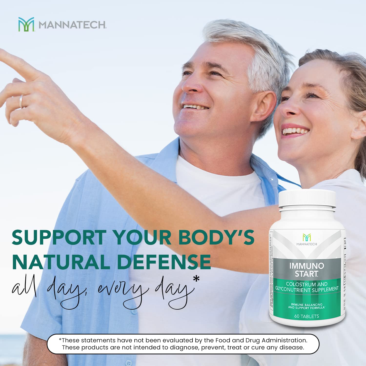 ImmunoSTART tablets in hand suggesting everyday health routine