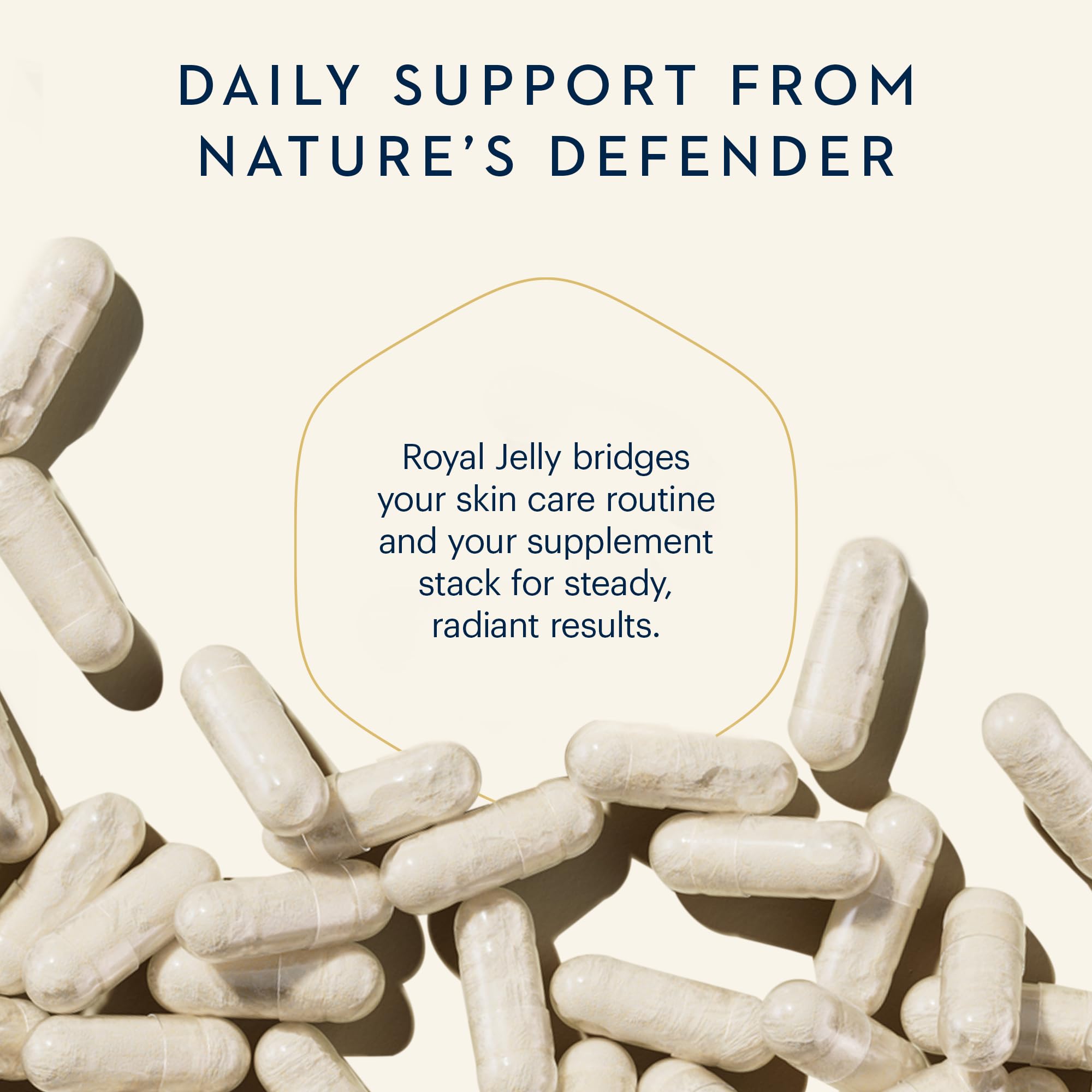 Manuka Health skincare application with capsules promoting hydration