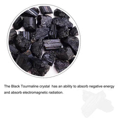 MAOSGO Black Tourmaline Crystals protection-focused stones for meditation and energy balance