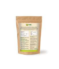 MAPL Amla Powder pouch opened showing fine powder for smoothies and teas