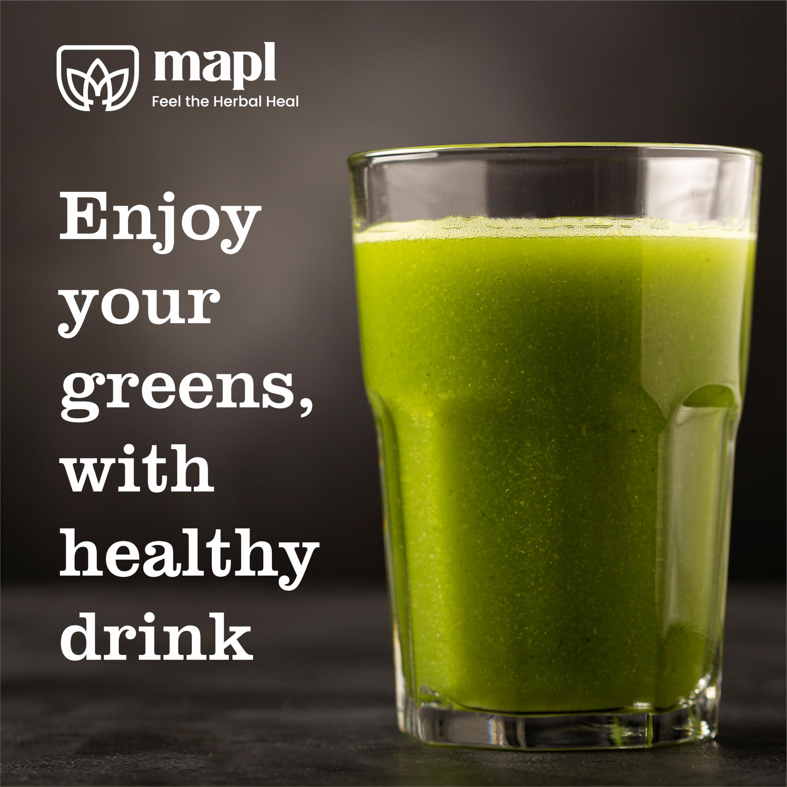 MAPL Moringa powder steeped for tea infusion, offering a fragrant warm drink.