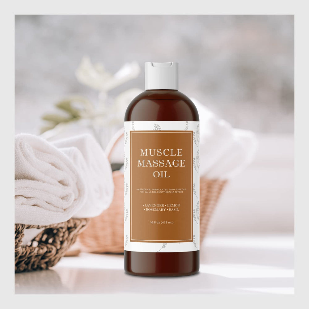 Maple Holistics 16oz bottle provides long-lasting home massage support.