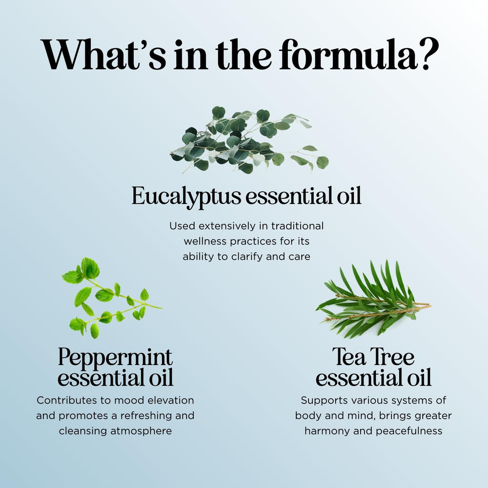 Maple Holistics Breathe tea tree leaf for a clean scent.