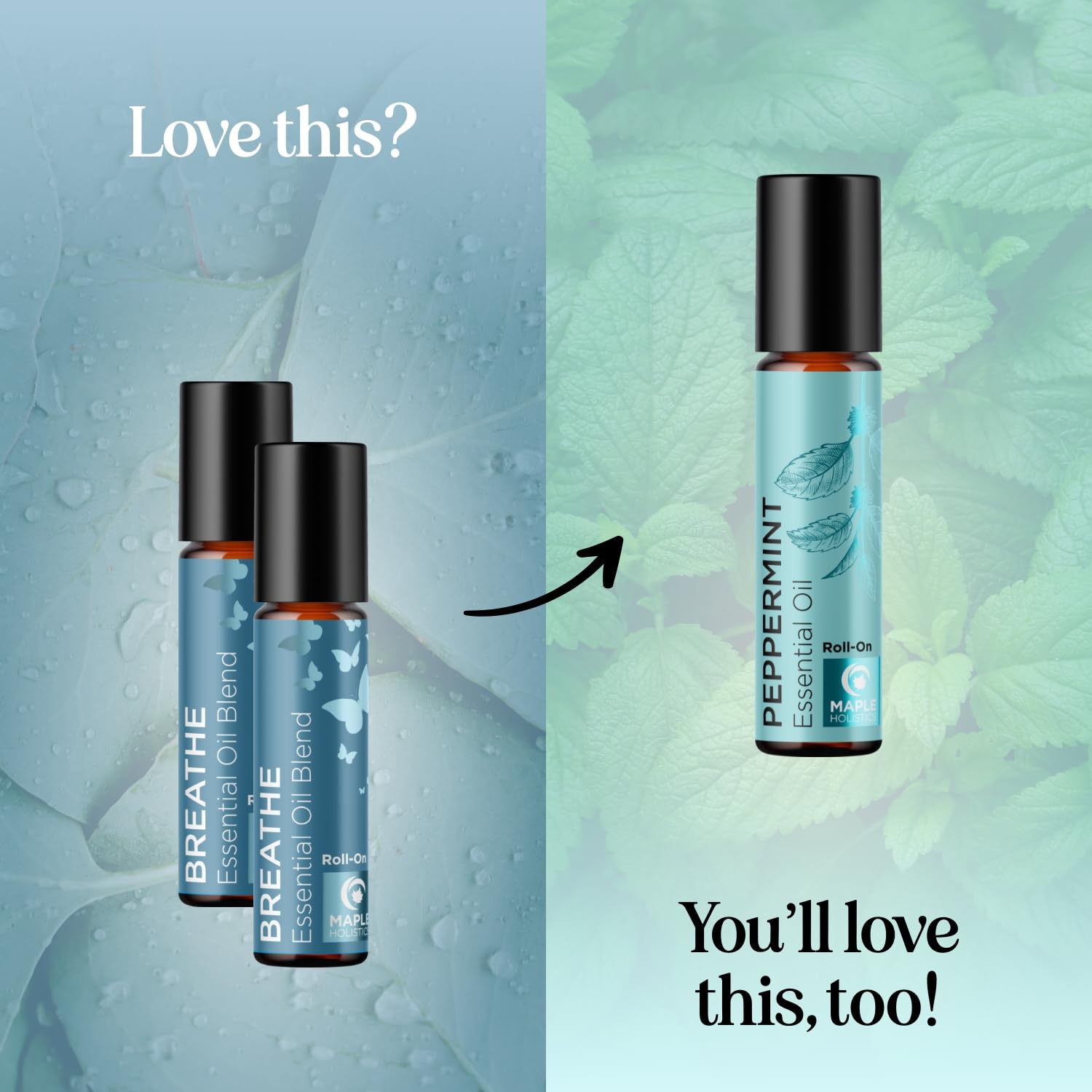 Maple Holistics Breathe two-pack display ready-to-share aromatherapy duo