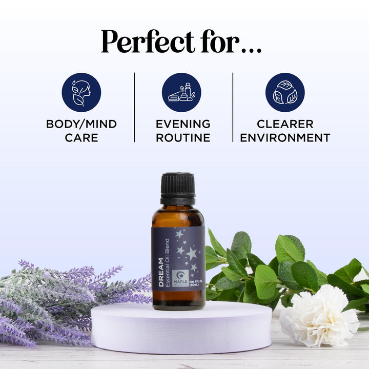 Maple Holistics Dream diffuser scene creating a relaxing ambiance.