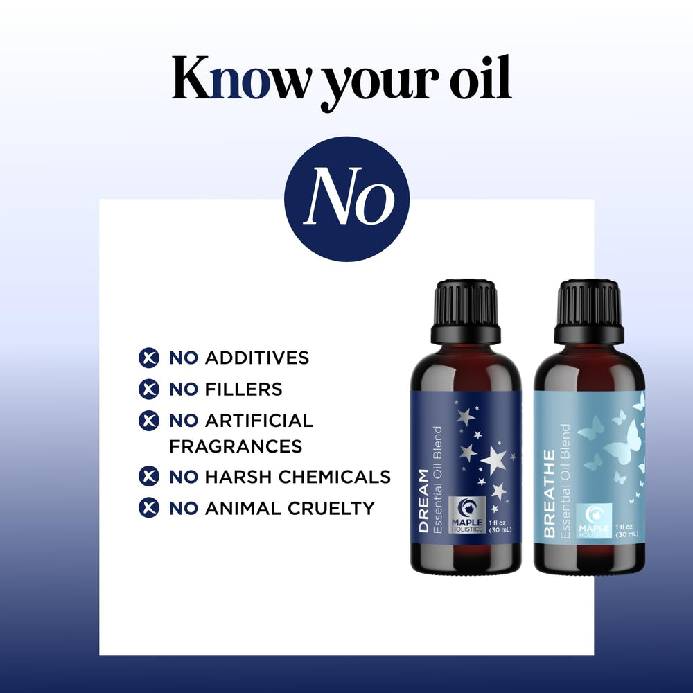 Maple Holistics bottle and diffuser during a cozy night routine