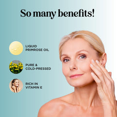 Maple Holistics Evening Primrose Oil dropper for precise skin application.