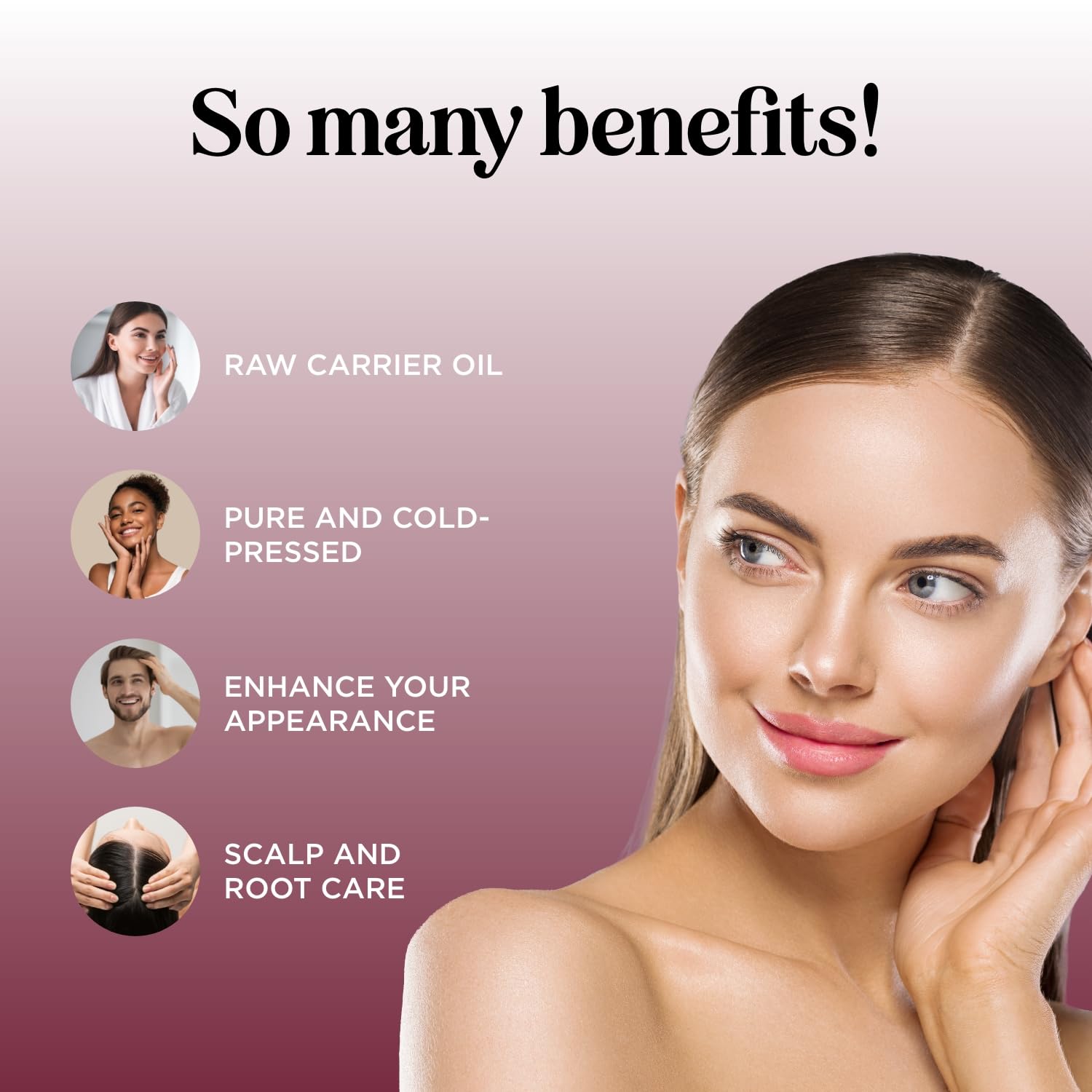 Maple Holistics grapeseed oil on the face for quick hydration.