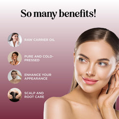 Maple Holistics grapeseed oil on the face for quick hydration.