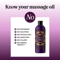 Couples massage scene using Maple Holistics oil for smooth gliding strokes