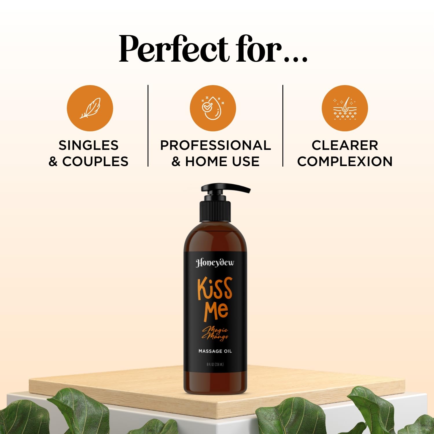 Maple Holistics Mango Sensual Massage Oil tropical mango fragrance enhances sensory appeal