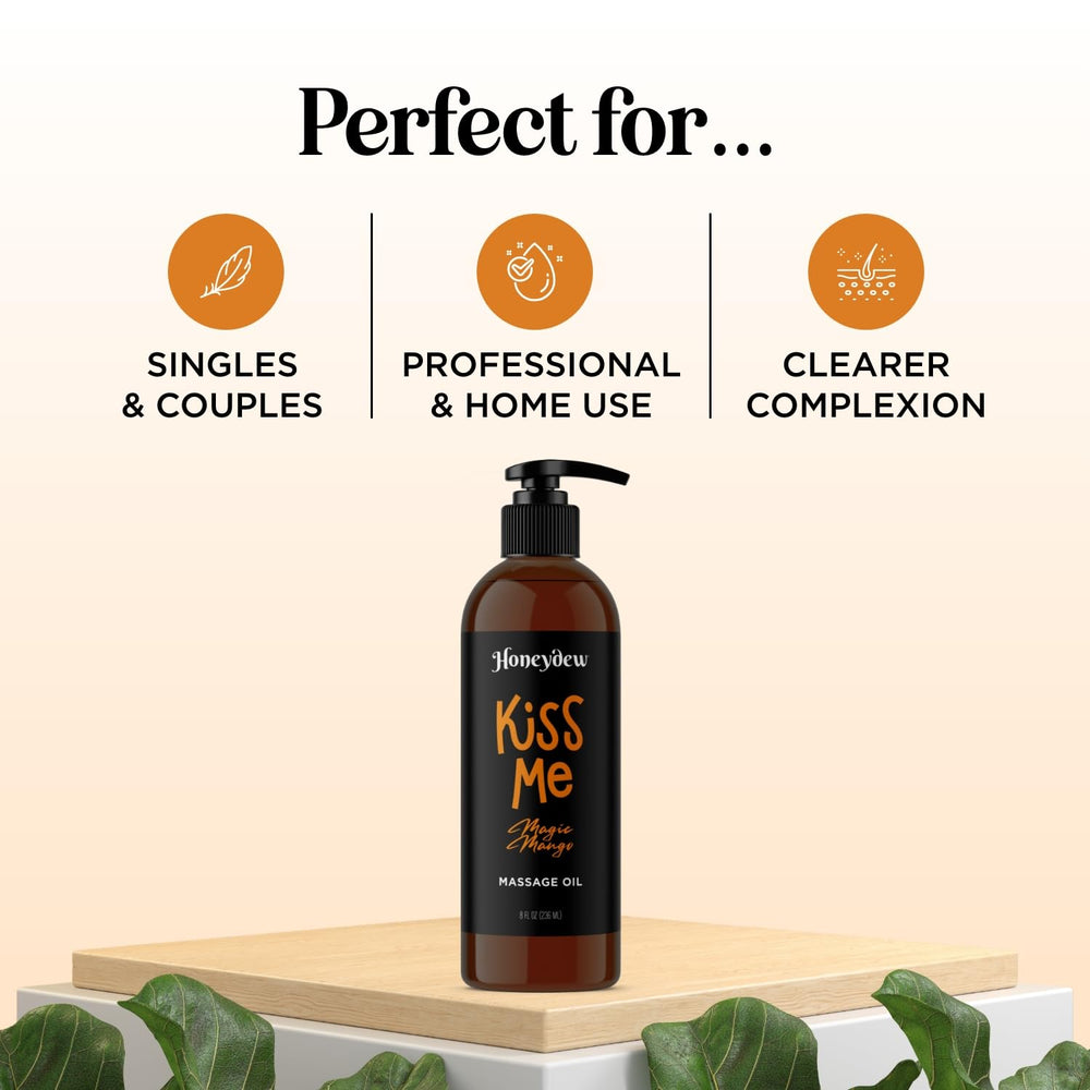 Maple Holistics Mango Sensual Massage Oil tropical mango fragrance enhances sensory appeal