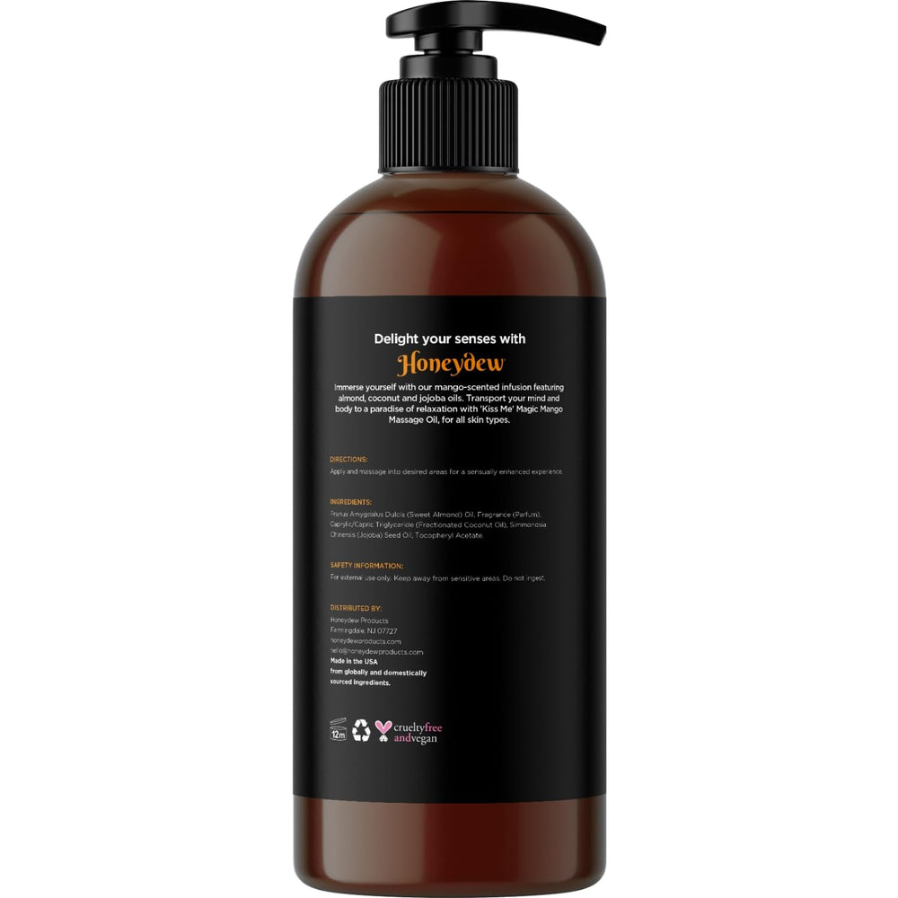 Maple Holistics Mango Sensual Massage Oil being rubbed into skin provides lasting moisture
