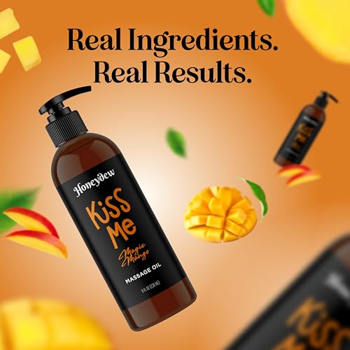 Maple Holistics Mango Sensual Massage Oil ideal for home spa sessions and self-care