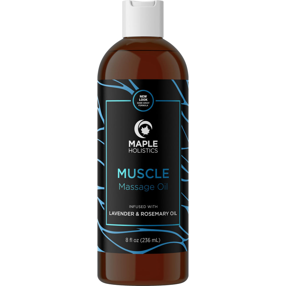Joint and muscle relief after workouts with massage oil.
