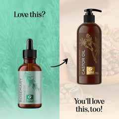 Maple Holistics rosemary oil applied to scalp for gentle nourishment