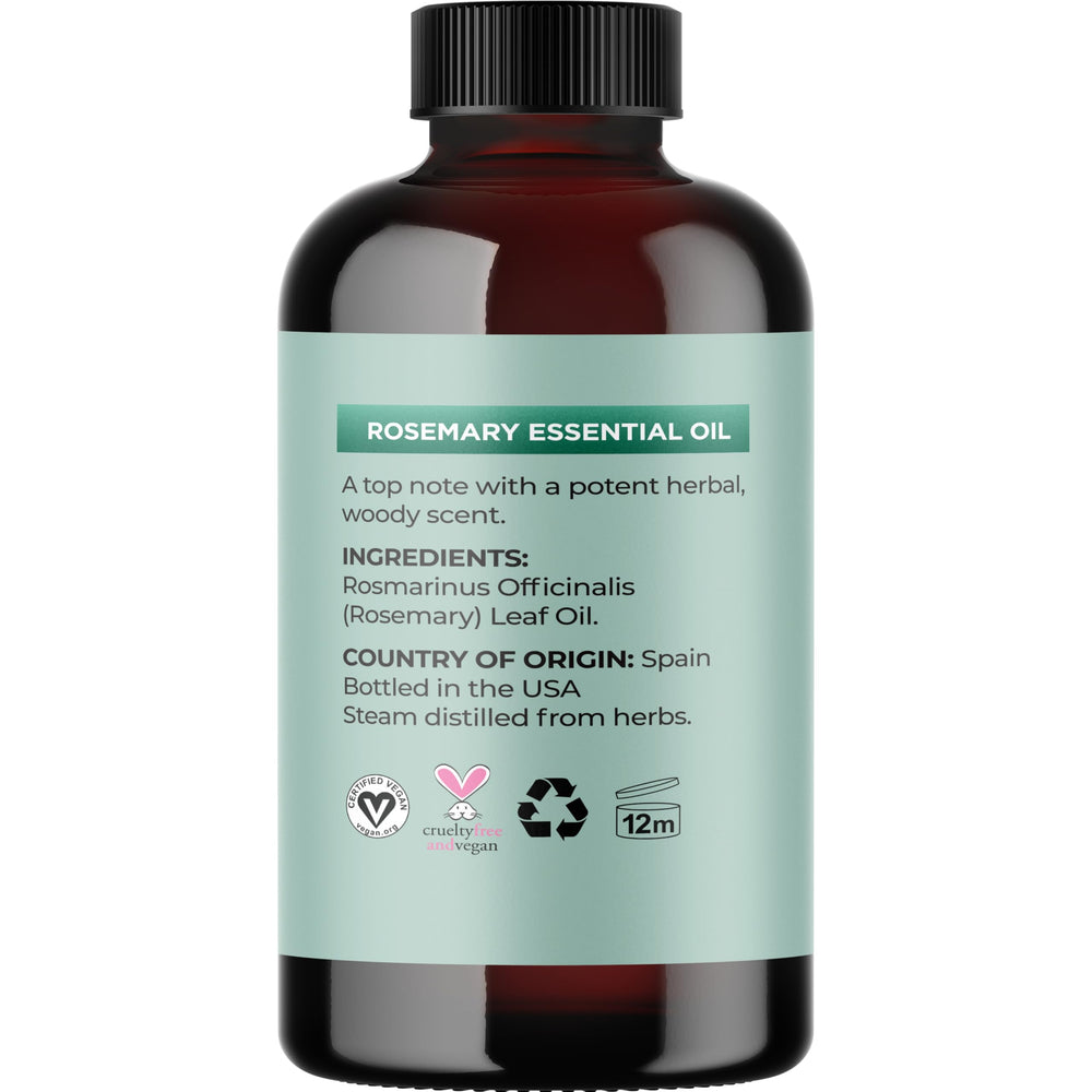 Maple Holistics Rosemary Oil skin care application for refreshed skin.