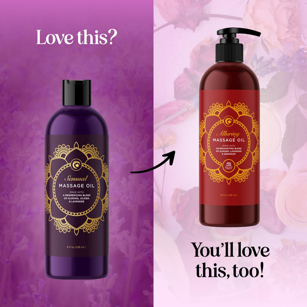Lavender bloom background with bottle indicating calming aroma