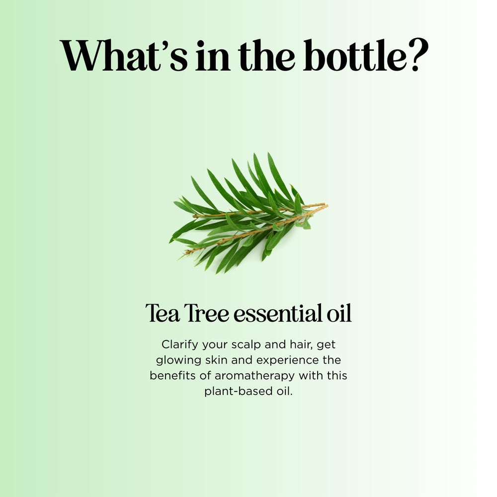 Maple Holistics Tea Tree Oil for nails; supports cleansing and shine.