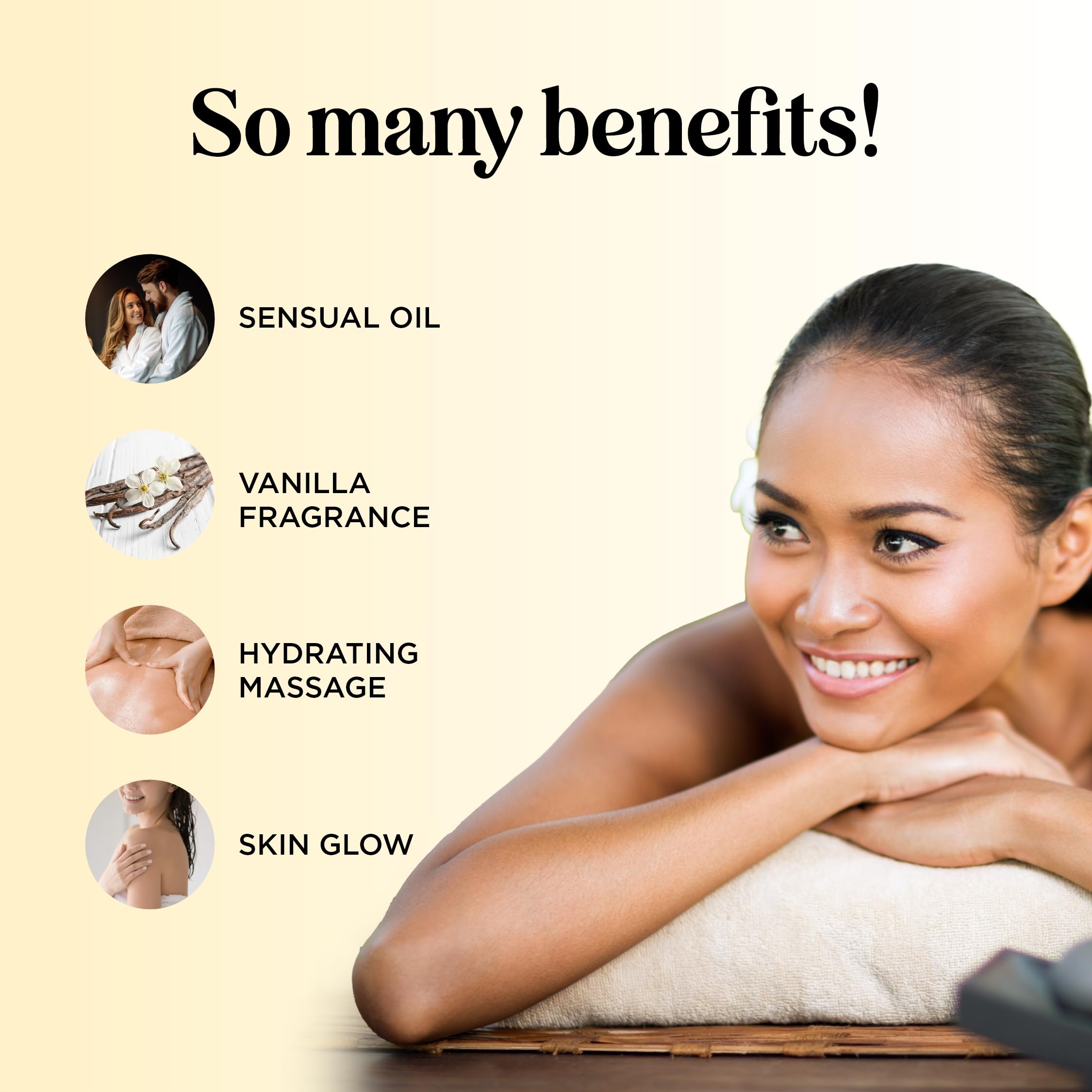 Maple Holistics vanilla massage oil aroma creates relaxing atmosphere during couple massage