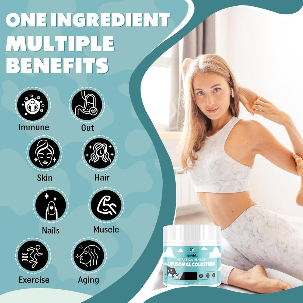 Marafiki unflavored colostrum powder dissolves easily in water for fast mixing.