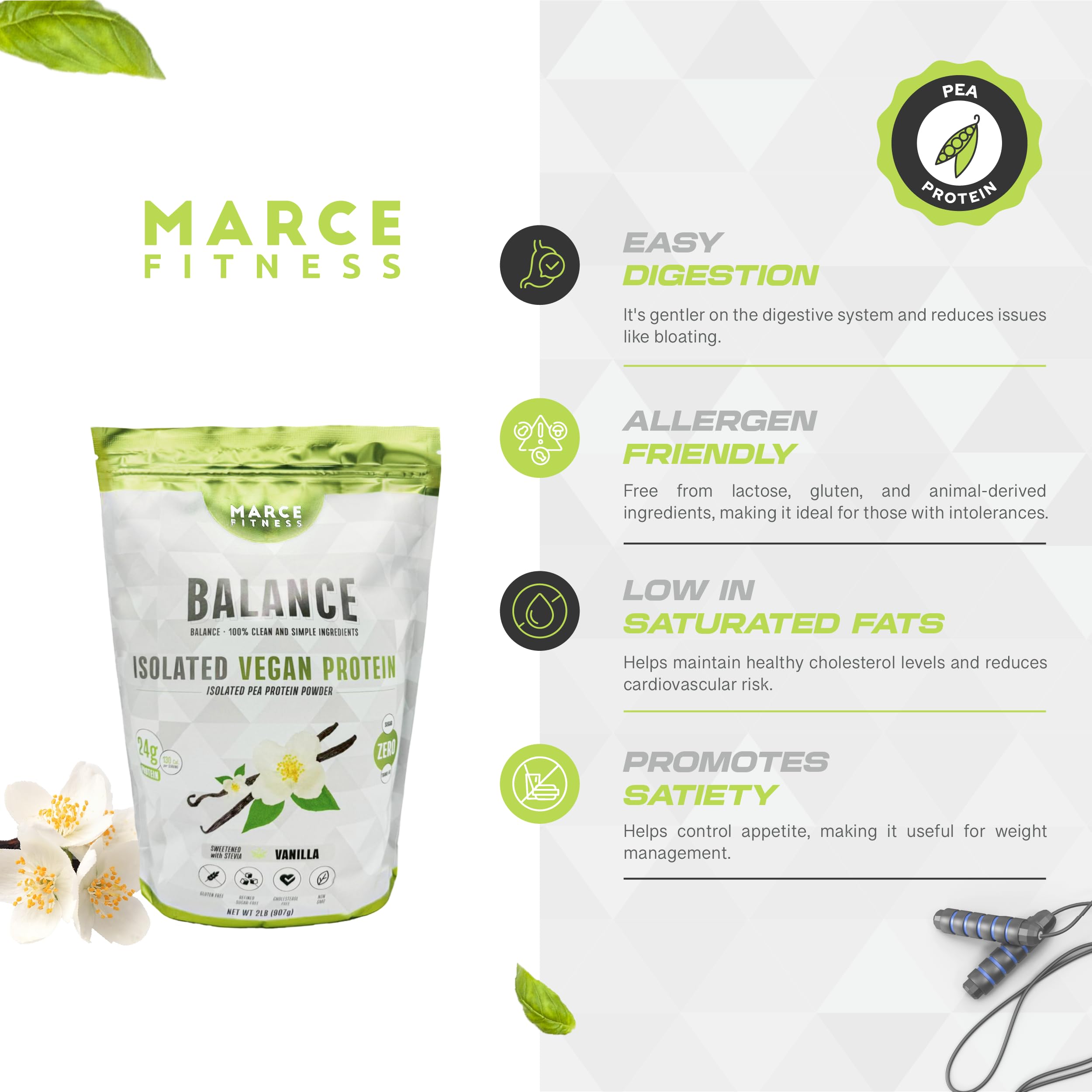 MARCE FITNESS vanilla protein pour from tub into blender for easy mixing
