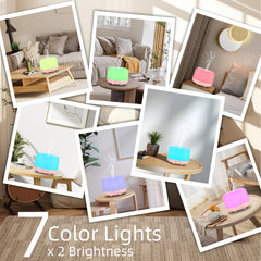 Marchred diffuser with remote control enables easy operation from anywhere.