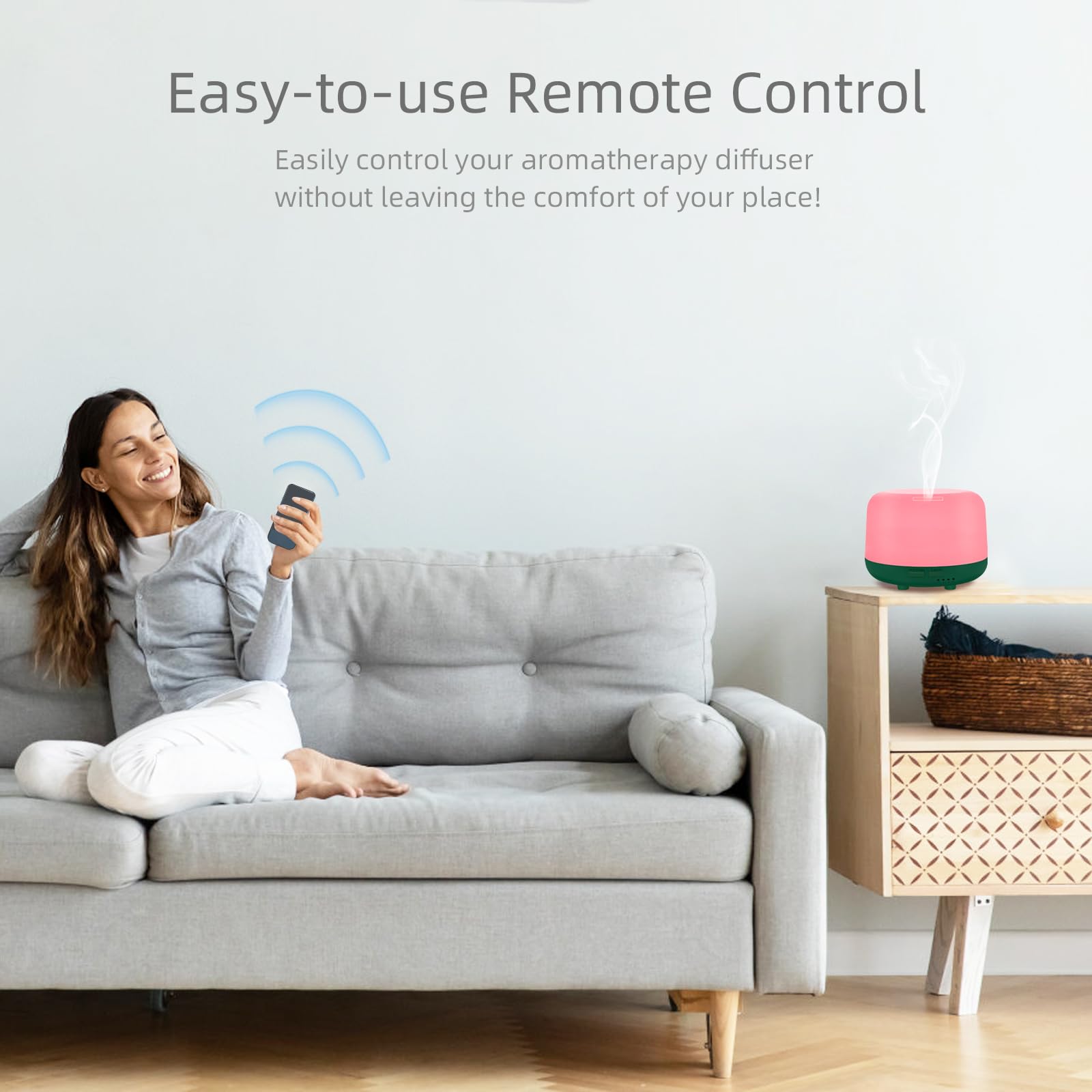 Marchred whisper-quiet diffuser designed for sleep and relaxation