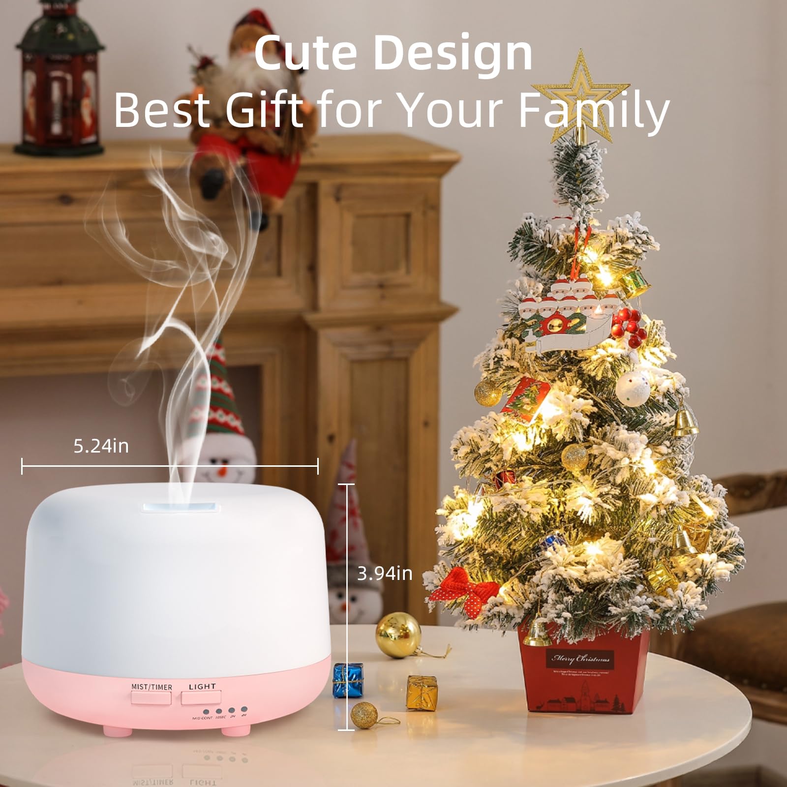 Marchred diffuser gift packaging signals a thoughtful relaxation gift.