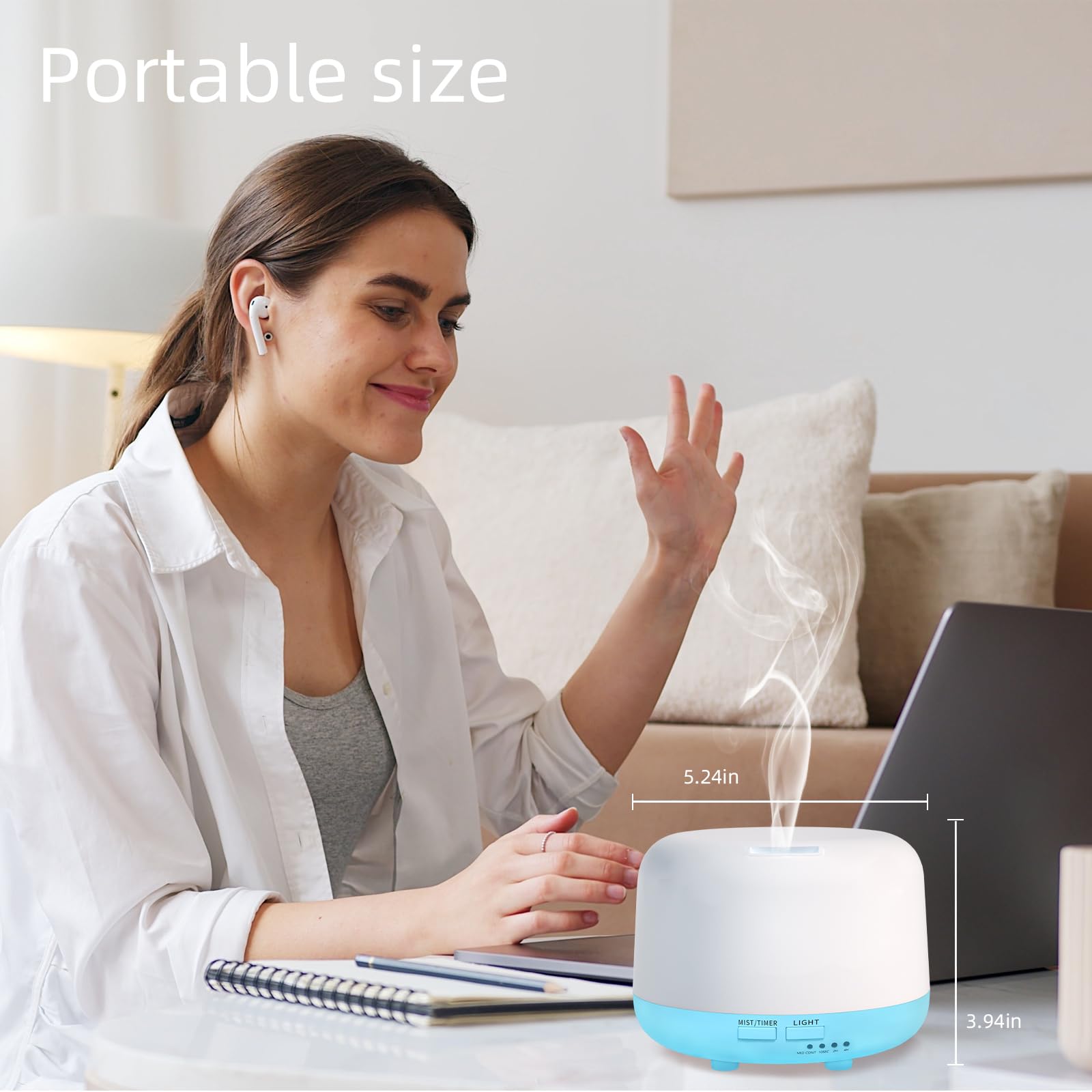 Marchred diffuser suitable for home or office spaces