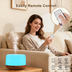 Marchred diffuser LED ambient light with color options for relaxing mood