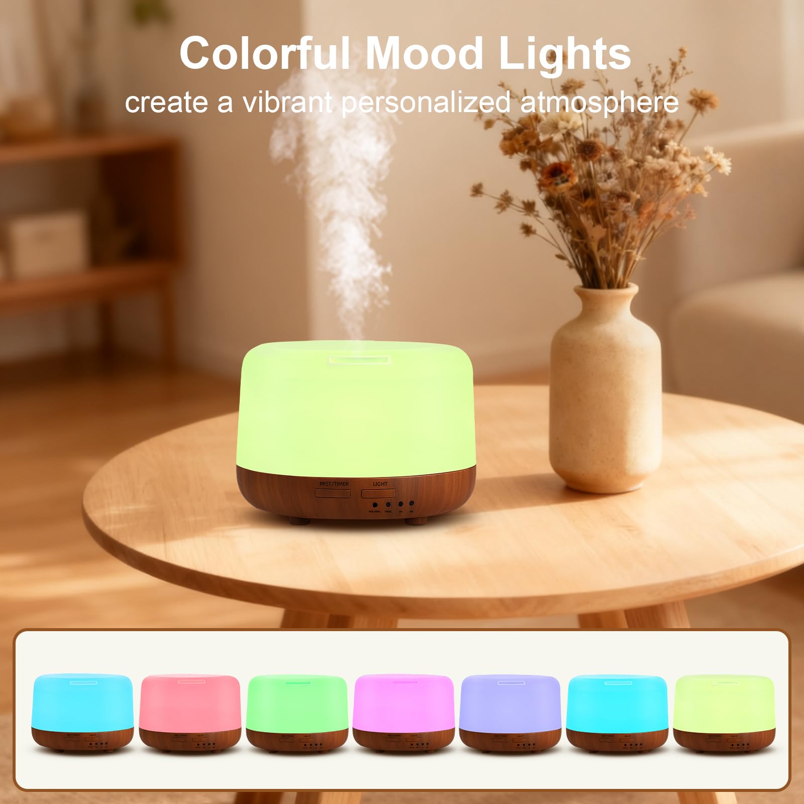 Marchred diffuser quiet operation suitable for undisturbed nights
