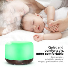 Marchred diffuser with 7 LED colors enhances ambiance and mood.