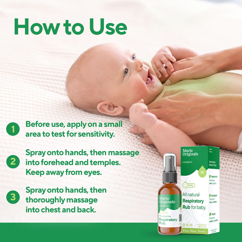 Marie Originals USA-made rub reflects handcrafted care for infants and toddlers.
