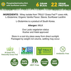 MariGold cold-processed whey protein isolate label emphasizes purity